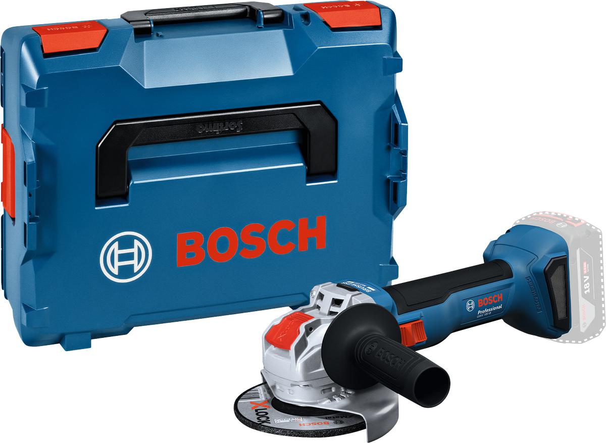 Vinkelsliper Bosch GWX 18V-8-125 Solo L-BOXX - Vinkelsliper GWX 18V-8-125 Bosch X-LOCK 18V Solo L-BOXX