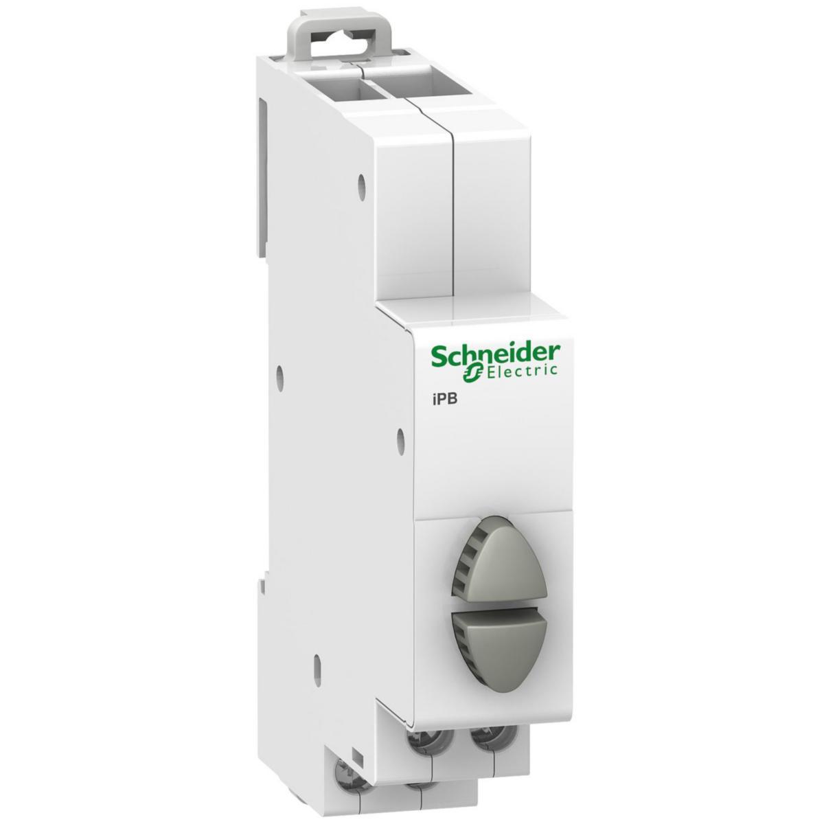 Trykknapp Schneider iPB Acti9 - Tr.kn iPB 1NO-1NO Dbl. grå/grå