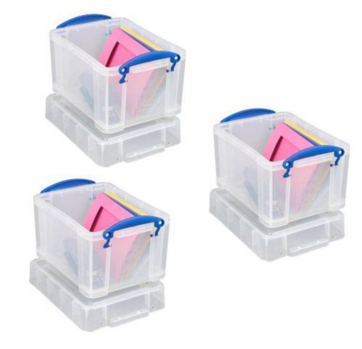 Oppbevaringssett Rup Rubbermaid - Oppbevaringssett Rup Rubbermaid 3 x 0,14L klar