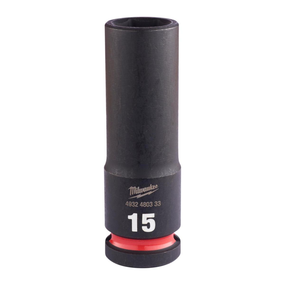 Kraftpipe Milwaukee SHW Dyp - Kraftpipe 1/2" SHW lang Milwaukee 15mm