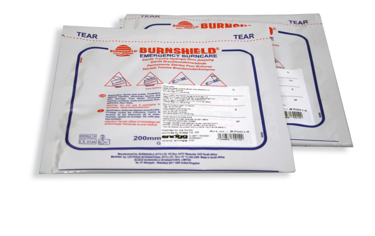 Brannskadekompress Snøgg® Burnshield® - Brannskadekompress Burnshield 20x20cm