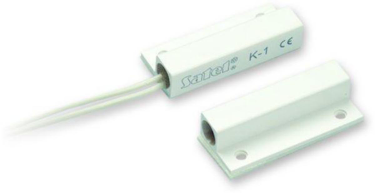 Magnetkontakt Satel - K1 magnetkont. utenpål. (NC) hvit