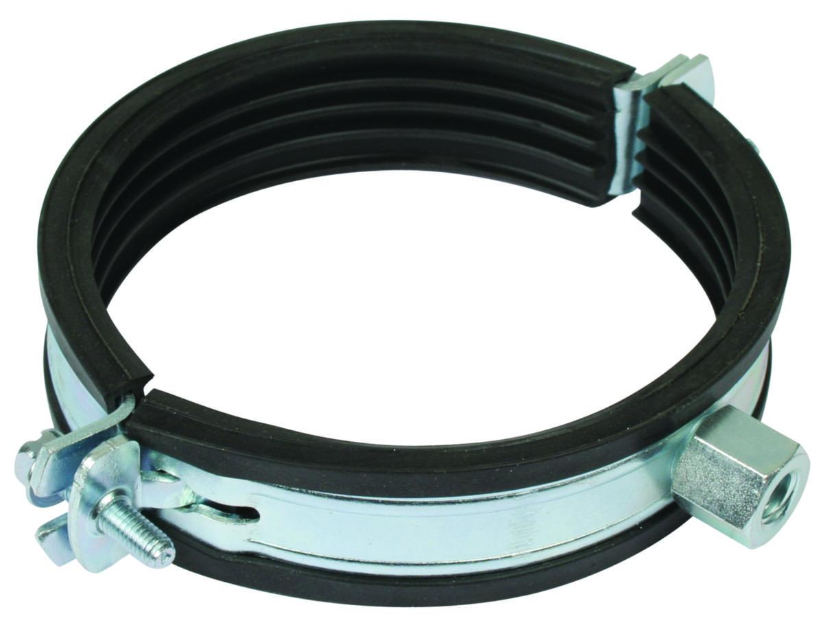 Rørklammer med EPDM gummi, AISI 316L, Europipe - 40 mm Europipe rørklammer med gummi/bøyle AISI 316L