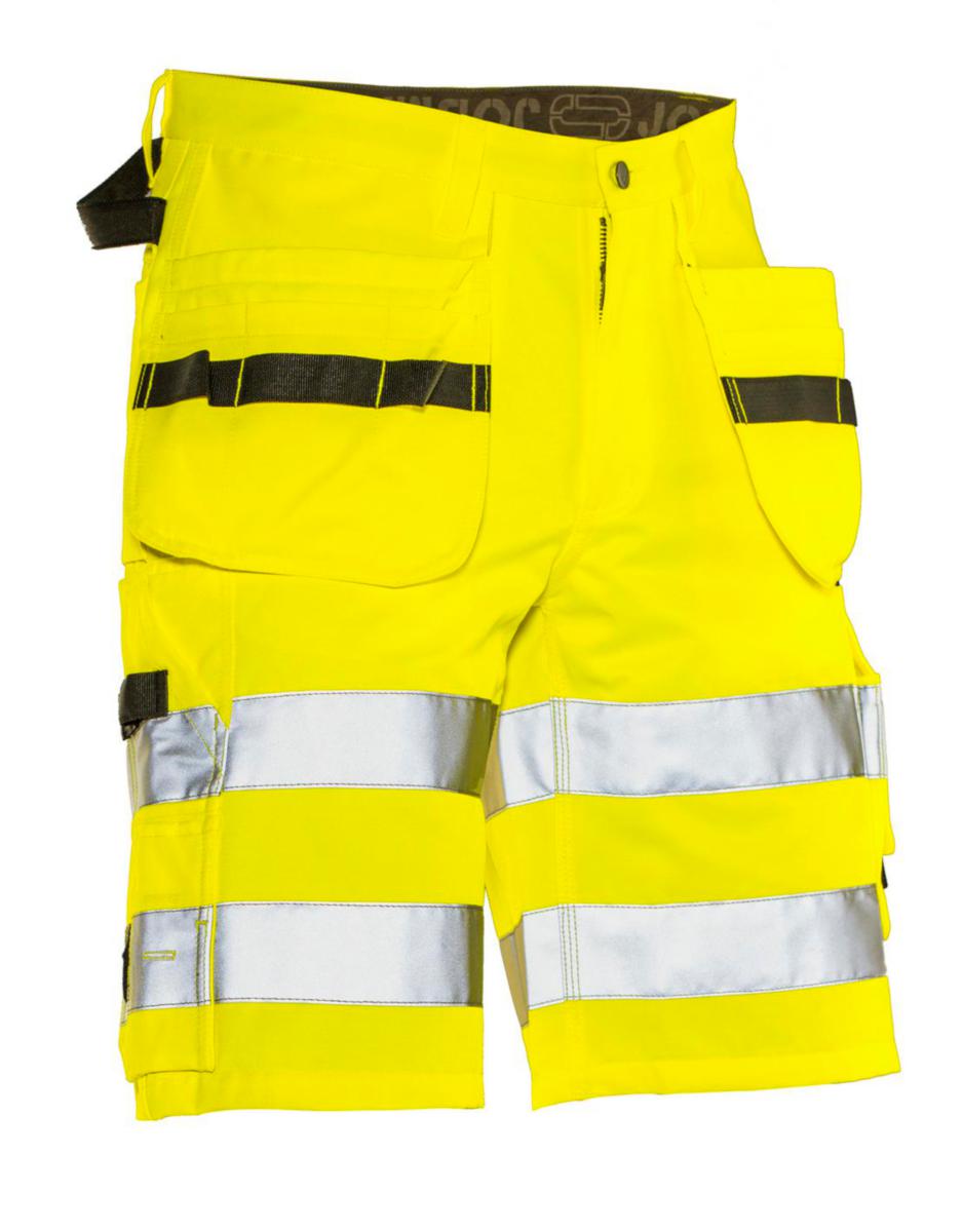 Håndverksshorts Jobman 2207 HiVis kl.2 - Håndverksshorts Jobman 2207 HiVis kl.2 Gul str 46