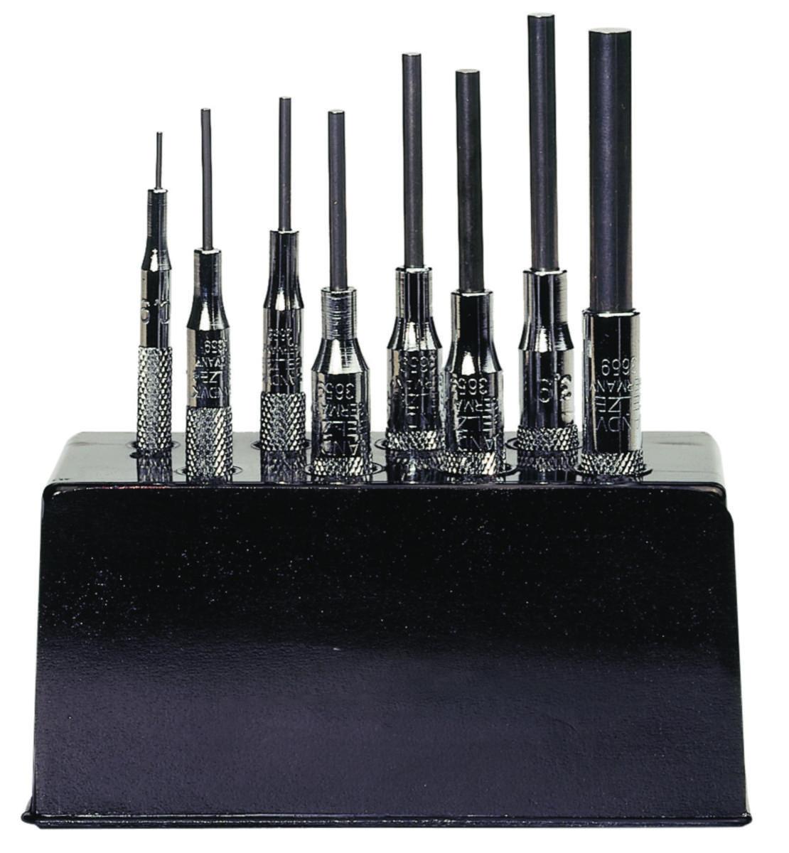 Dorsett Bahco 3659 - Dorsett sylindrisk 3659/8 Bahco Ø0.9-6mm 8 stk stativ