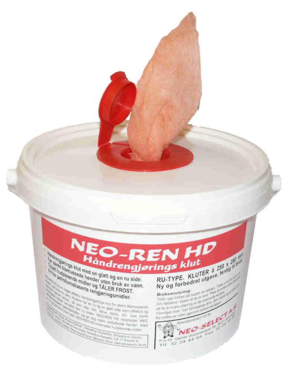 Rengjøringsserviett Neo-Ren HD Ru/glatt Frostsikker -25°C - Rengjøringsserviett Neo-Ren HD Neo-Select 100 kluter ru/glatt
