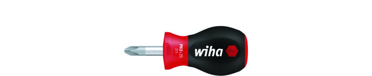 Kubbeskrutrekker Wiha 311 PH - Kubbetrekker  SoftFinish 311SY Wiha PH2 25mm
