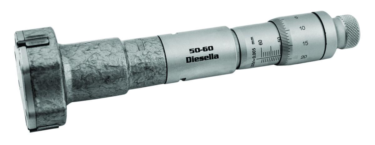 Mikrometer Diesella innvendig - Mikrometer innvendig 3-punkt Diesella 40-50mm u/kont.ring