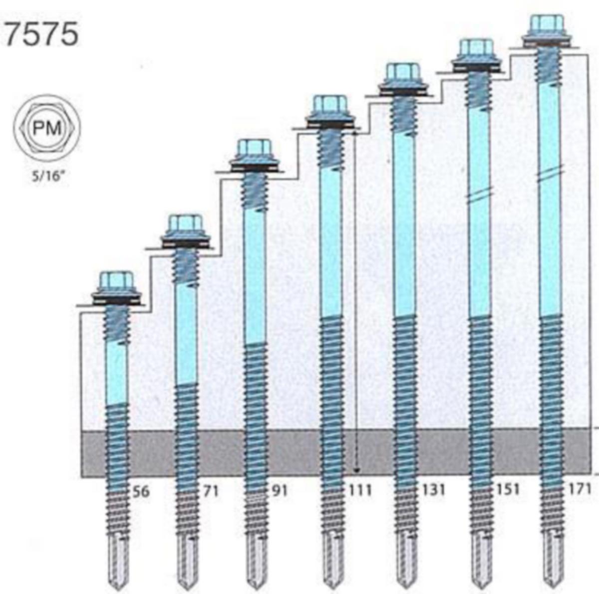 Mage Skrue PMJ Element Rustfri - Mage Skrue Element Rustfri PMJ 5.5/6.3x95 PK=100stk