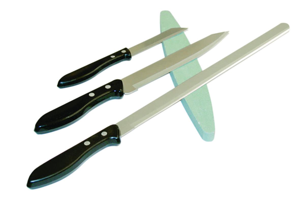 Knivsett m/bryne, Glavaflex - Knivsett (3 kniver+ bryne) Glavaflex