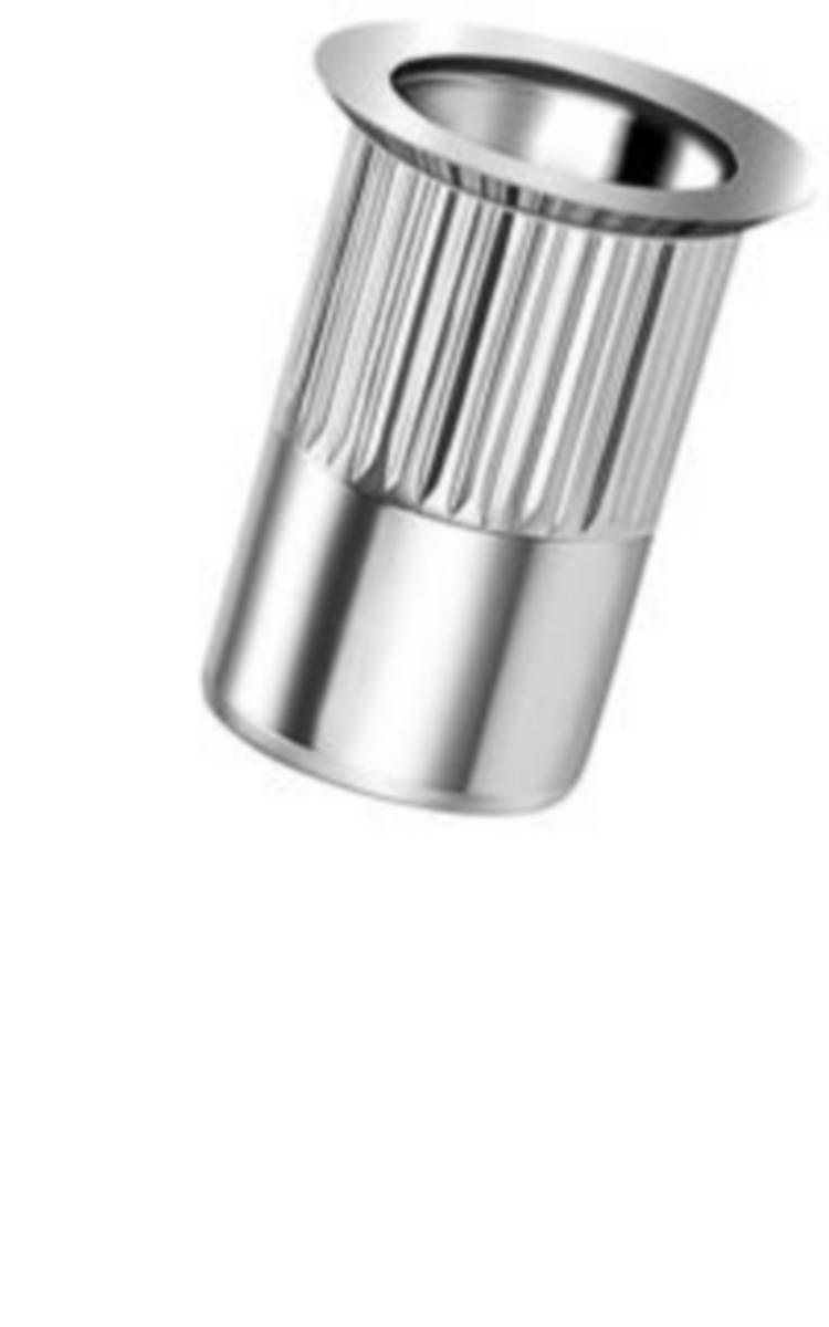 Blindnaglemutter Qonnect A2/A4 - Flensmutter riller std Qonnect A2 M10 1.5-3.5mm 250pk