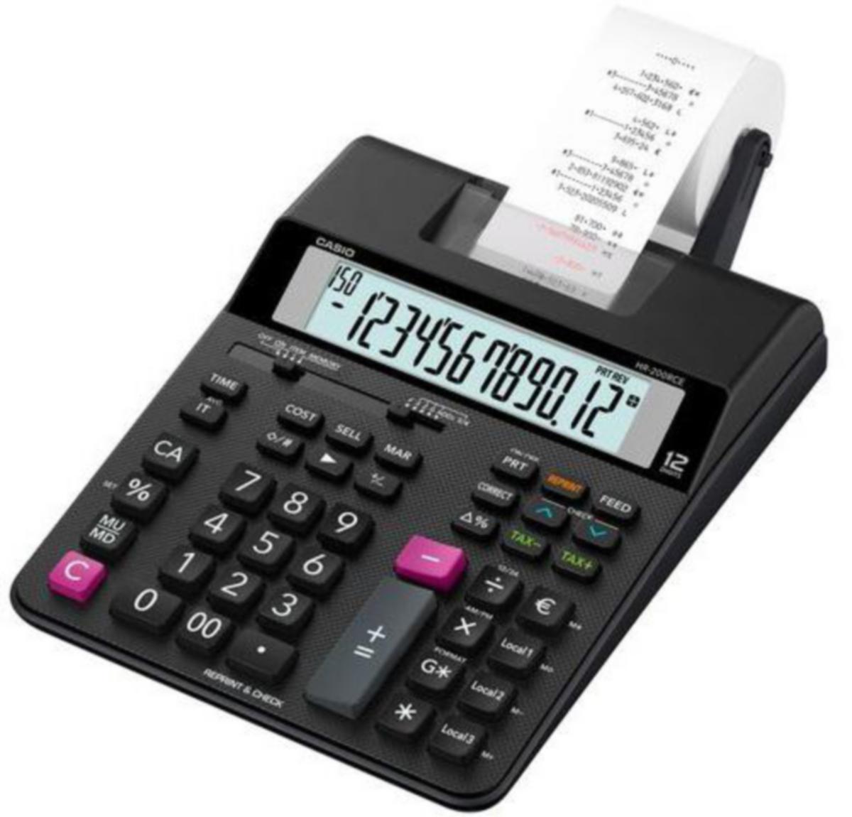 Bordregner Casio - Bordregner HR-200RCE Casio
