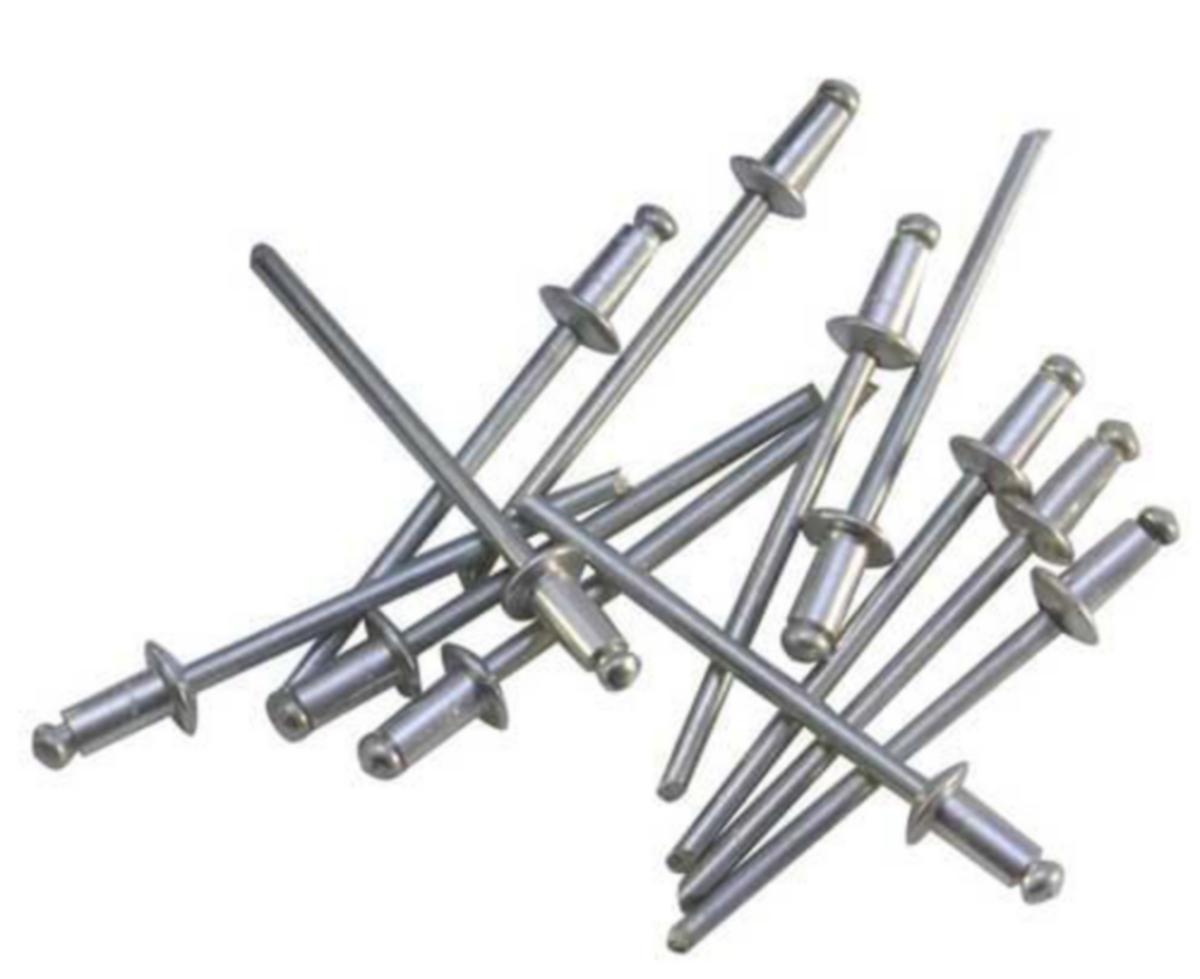 Nagle Qonnect Aluminium - Nagle standard Alu/stål DH Qonnect 4.8x10mm RAL9010 500pk