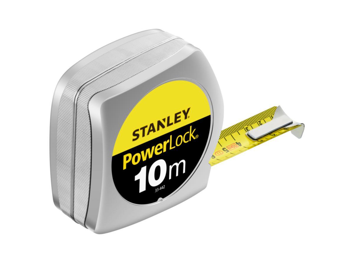Målebånd Stanley PowerLock ABS - Målebånd PowerLock 10m Stanley 25mmX10m
