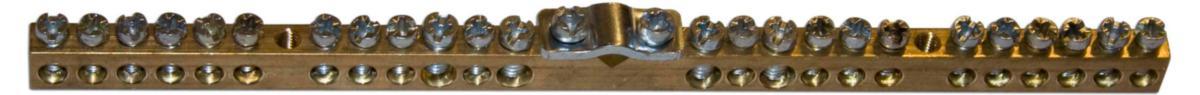 Jordklemme for Sikringsskap Stansefabrikken - Jordskinne KLB 24