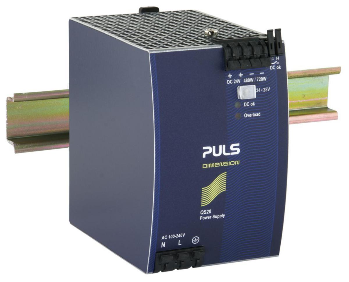 DC-strømforsyning Oem Automatic PULS - Strømfors.230VAC/ 24-28VDC 20A PULS QS20.241