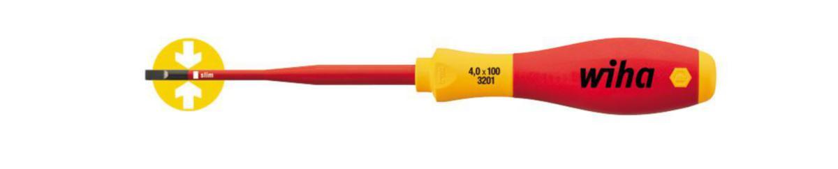 Skrutrekker Wiha slimFix spor - Skrutrekker SlimFix 3201 Wiha SL 3.5x100mm 1000V