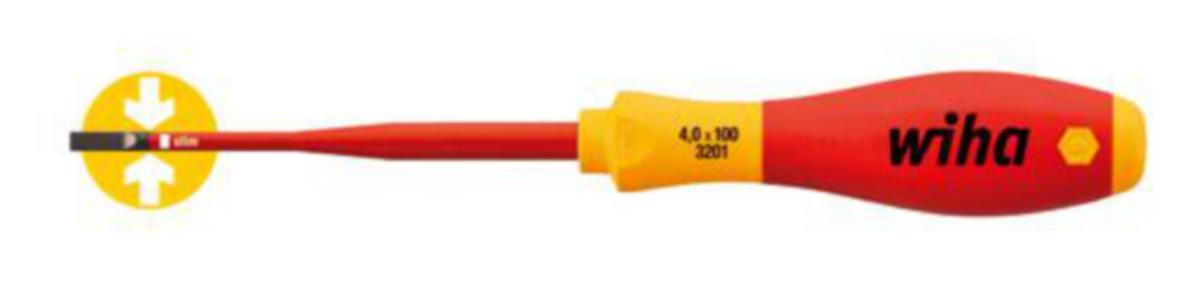 Skrutrekker Wiha slimFix spor - Skrutrekker SlimFix 3201 Wiha SL 4.5x125mm 1000V