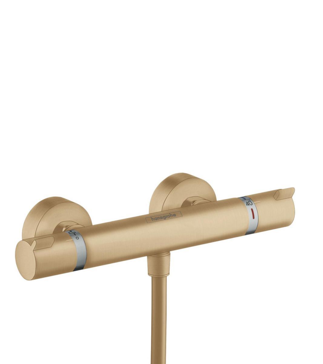 Badekarbatteri Ecostat Comfort, Hansgrohe - HG Ecostat Comfort dusjbatteri termostat. børstet bronse