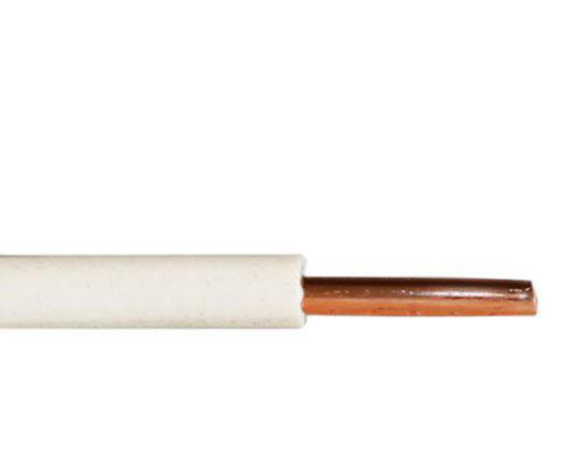 Koblingskabel H05 V2-U 0,75 mm² - H05 V2-U 0.75 mm2 hvit 100M