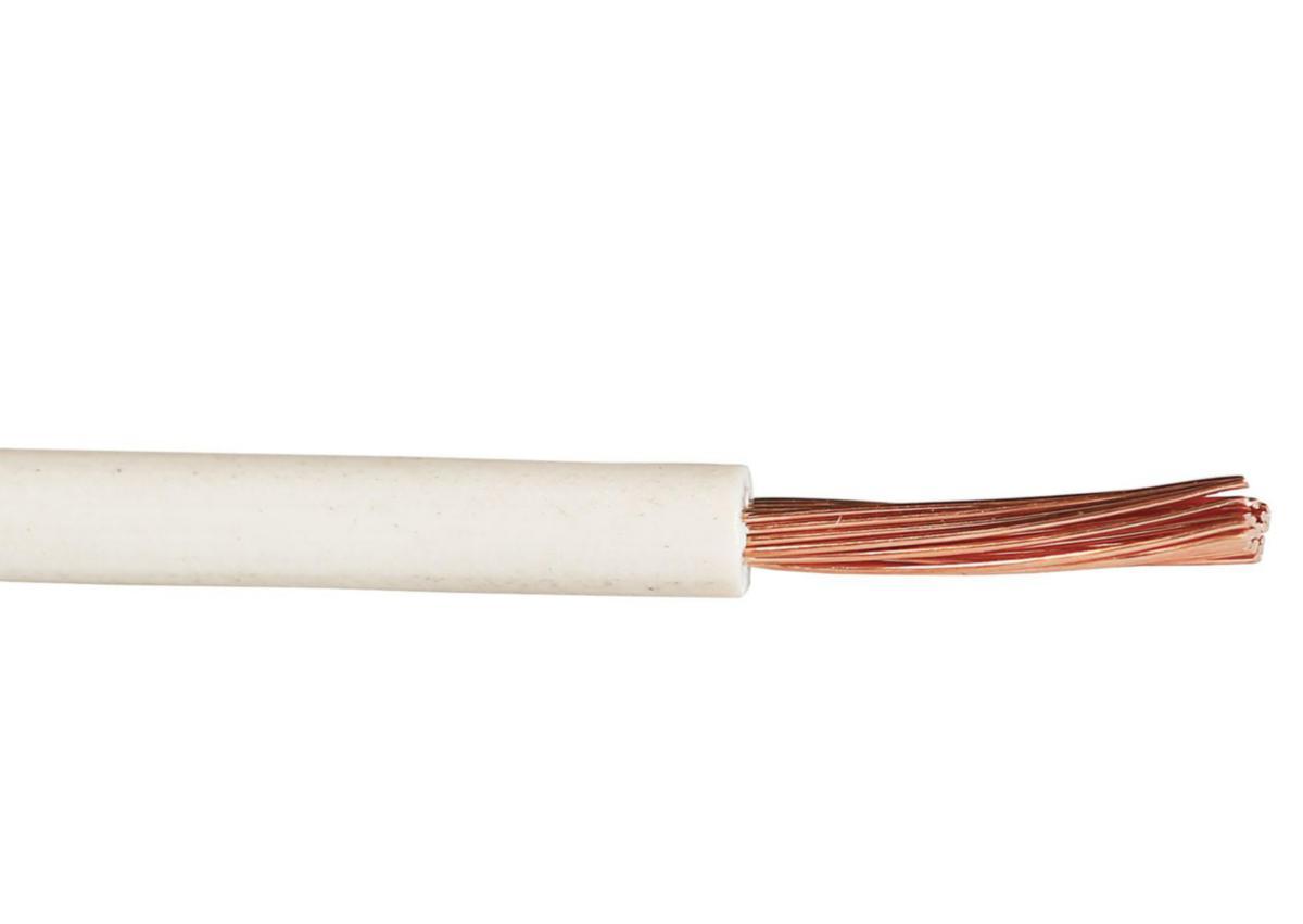 RK Elis Elektro Koblingsledning 500V - RK (H05 V-K) 0.75 mm2 hvit 100m