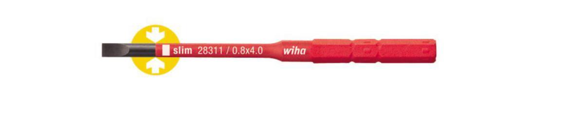 Bits Wiha SlimVario spor - Bits slimBit Vario SL 4.0 Wiha 75mm 1000V