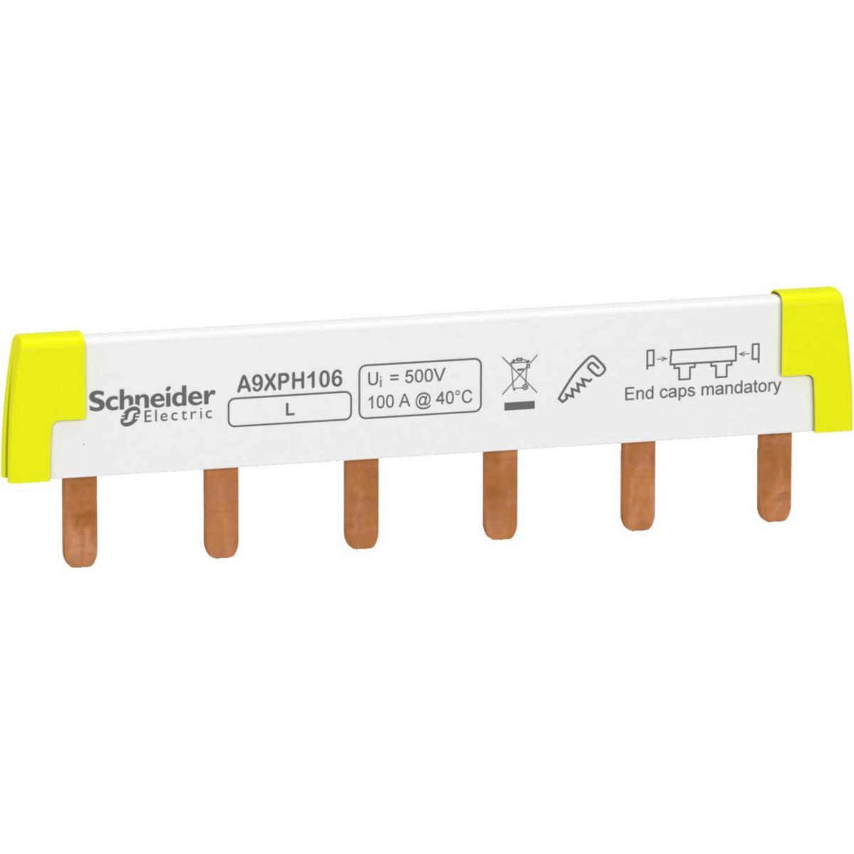 Samleskinne Acti9 iC60 - Samleskinne 1P L1.. 6 Mod Ic60