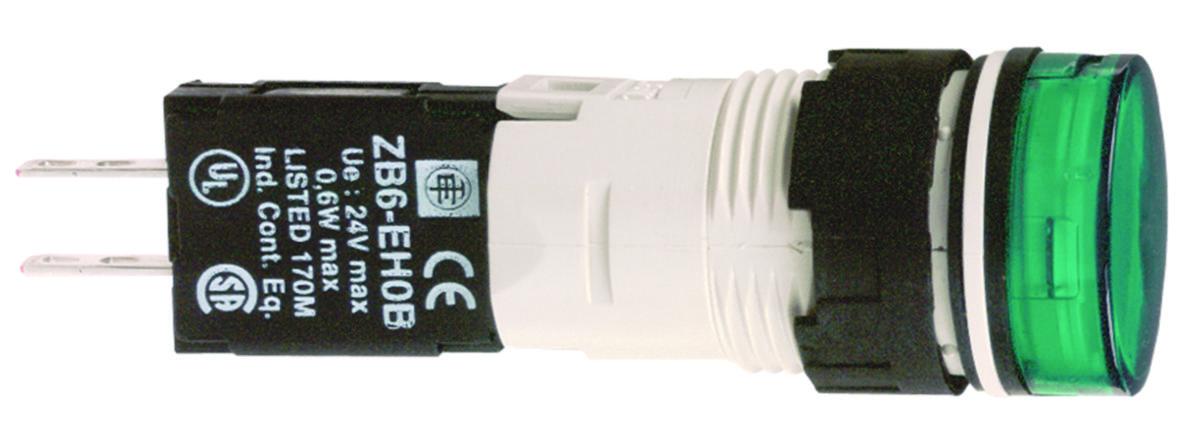 Signallampe Schneider Harmony XB6 - Signallampe grønn rund