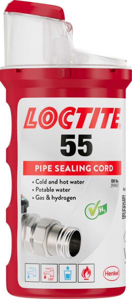 Gjengetetningssnor Loctite® 55 - Gjengetetningssnøre 55 Loctite 160m