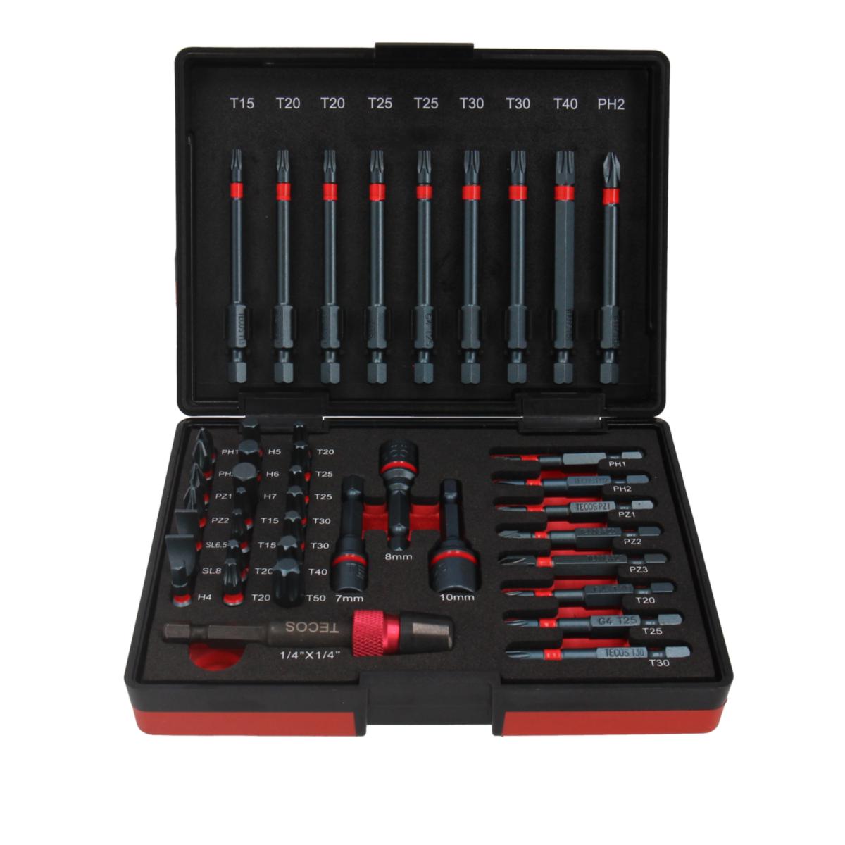 Bitssett T-B0432R 42-deler Tecos - Bitssett T-B0432R 42-deler Tecos