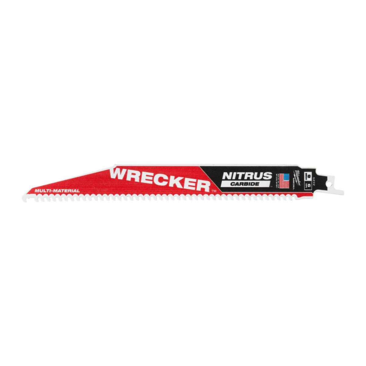 Bajonettsagblad Milwaukee Wrecker NIT - Bajonettsagblad Wrecker NIT Milwaukee 230mm/TPI6 5pk