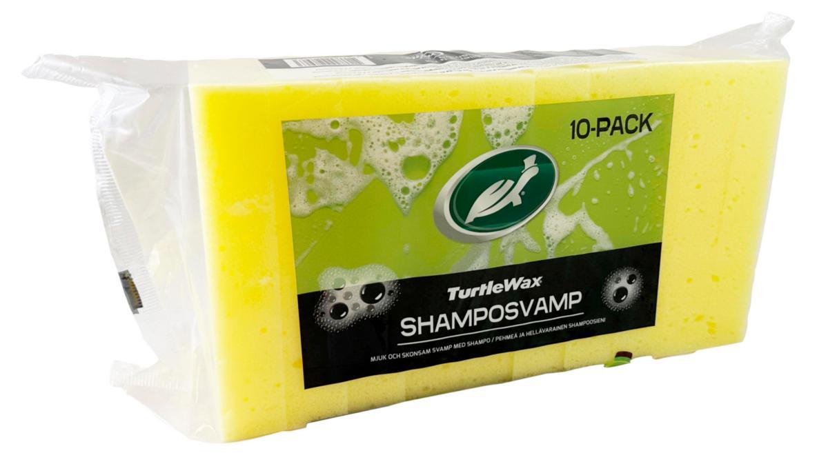Svamp Turtle Wax Maxi - Vaskesvamp med shampo Turtle Wax 16,9x8,7x5,2cm 10pk