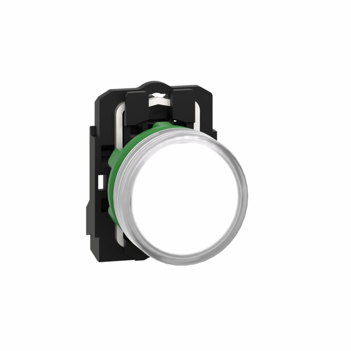 Signallampe Schneider Harmony XB5 LED - Signallampe hvit 230VAC LED
