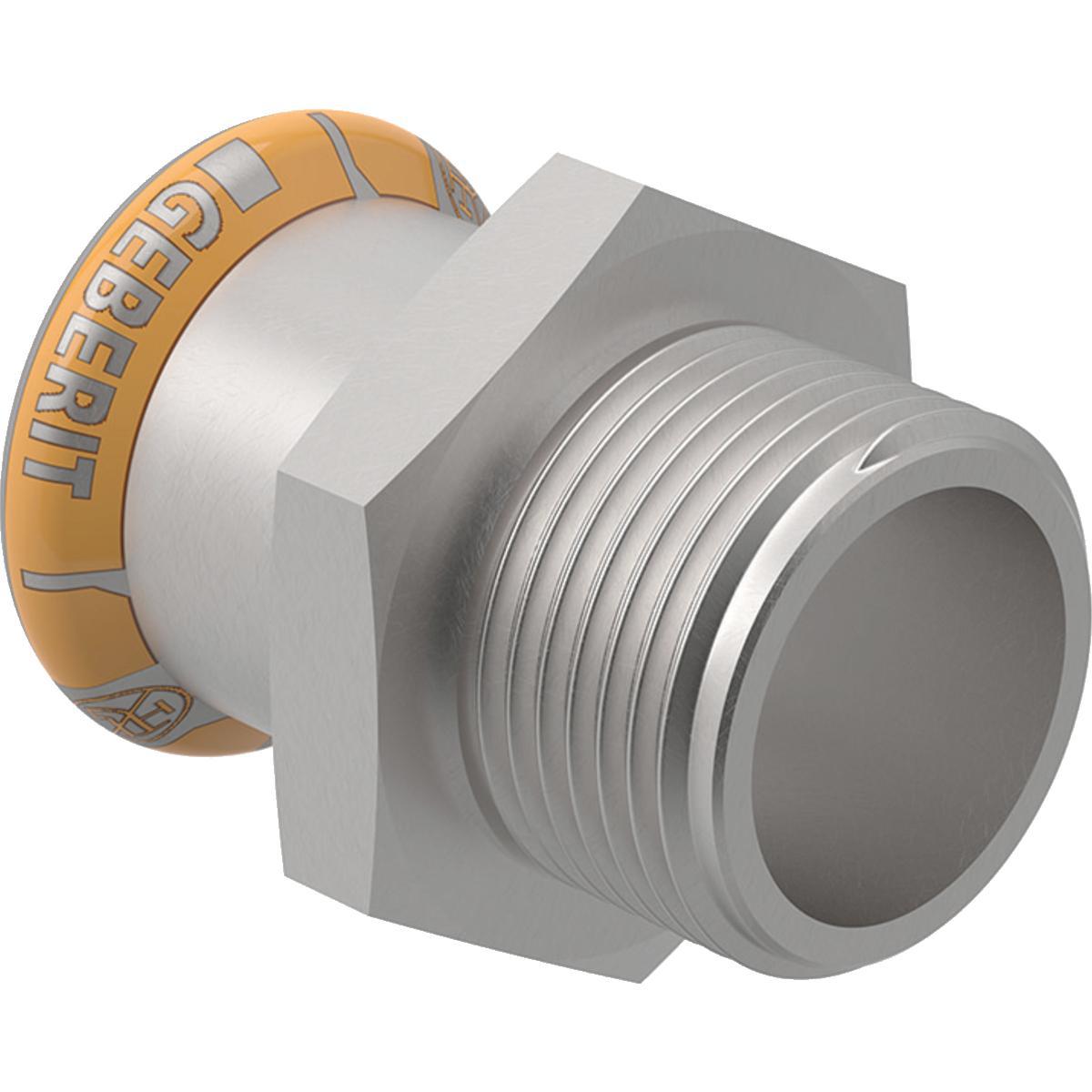 Overgangsmuffe med utvendige gjenger rustfri Therm Mapress - 35x1 1/4" rustfri overg.muffe m/utv. gjenger Mapress Therm