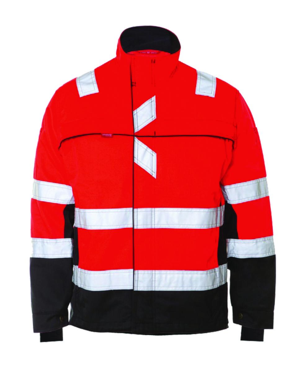 Jakke Strakofa Synlig Plus HiVis kl.3 281-2660 - Jakke HV SynligPlus rød 60 Poly/Bom. HV kl.3