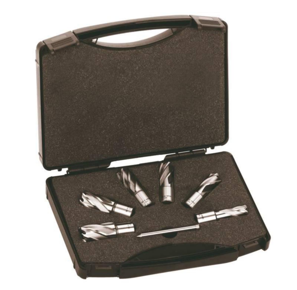 Kjerneborsett Milwaukee HSSAC 6 deler - Kjerneborsett HSSAC 6 deler Milwaukee 19mm