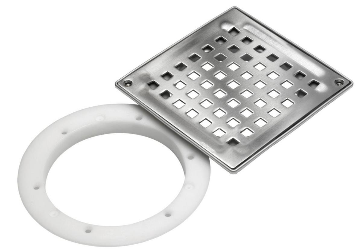 Monteringssett Square, Vienna, Blücher - Monteringssett flis Vienna 150 x 150 med klemring