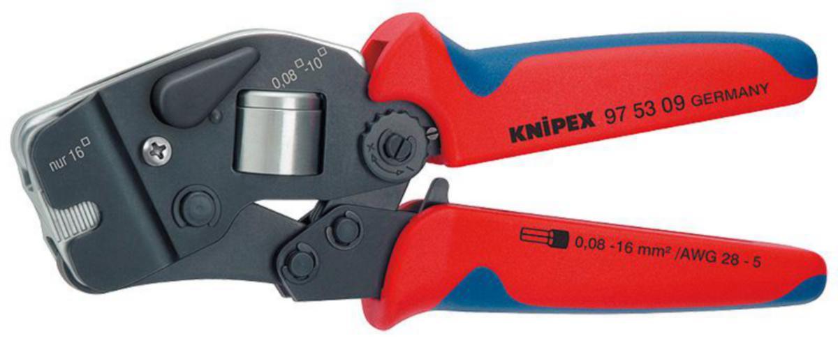 Crimptang Knipex 9753 - Endehylsetang 9753 09 Knipex 190mm