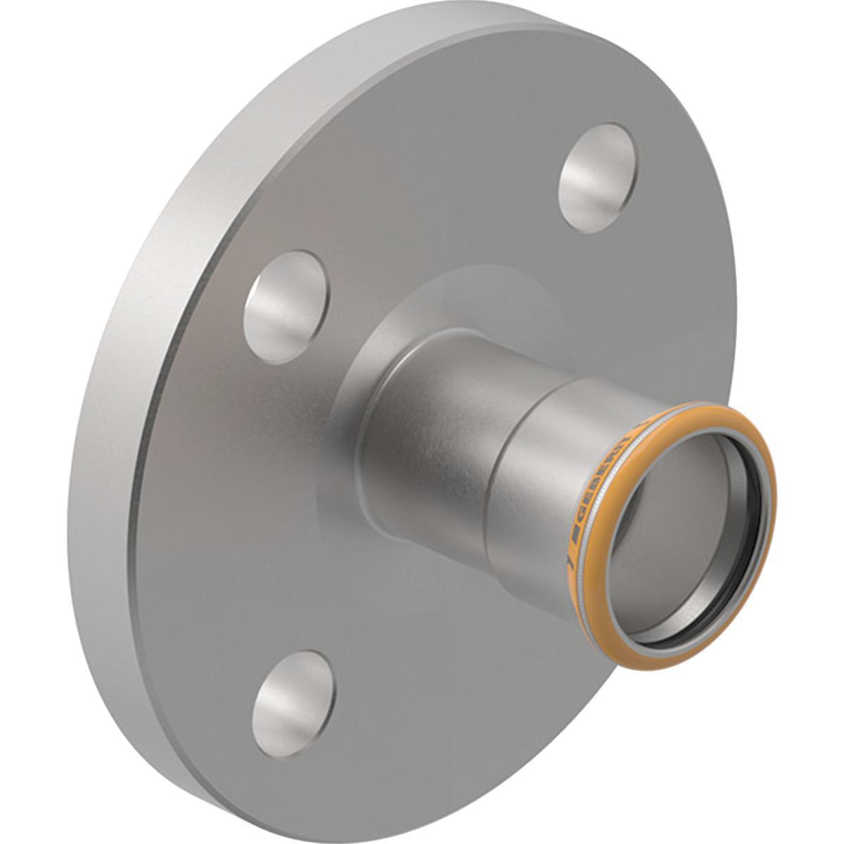 Flens med muffe rustfri Therm Mapress - 42 mm rustfri flens m/muffe PN10/16 Mapress Therm
