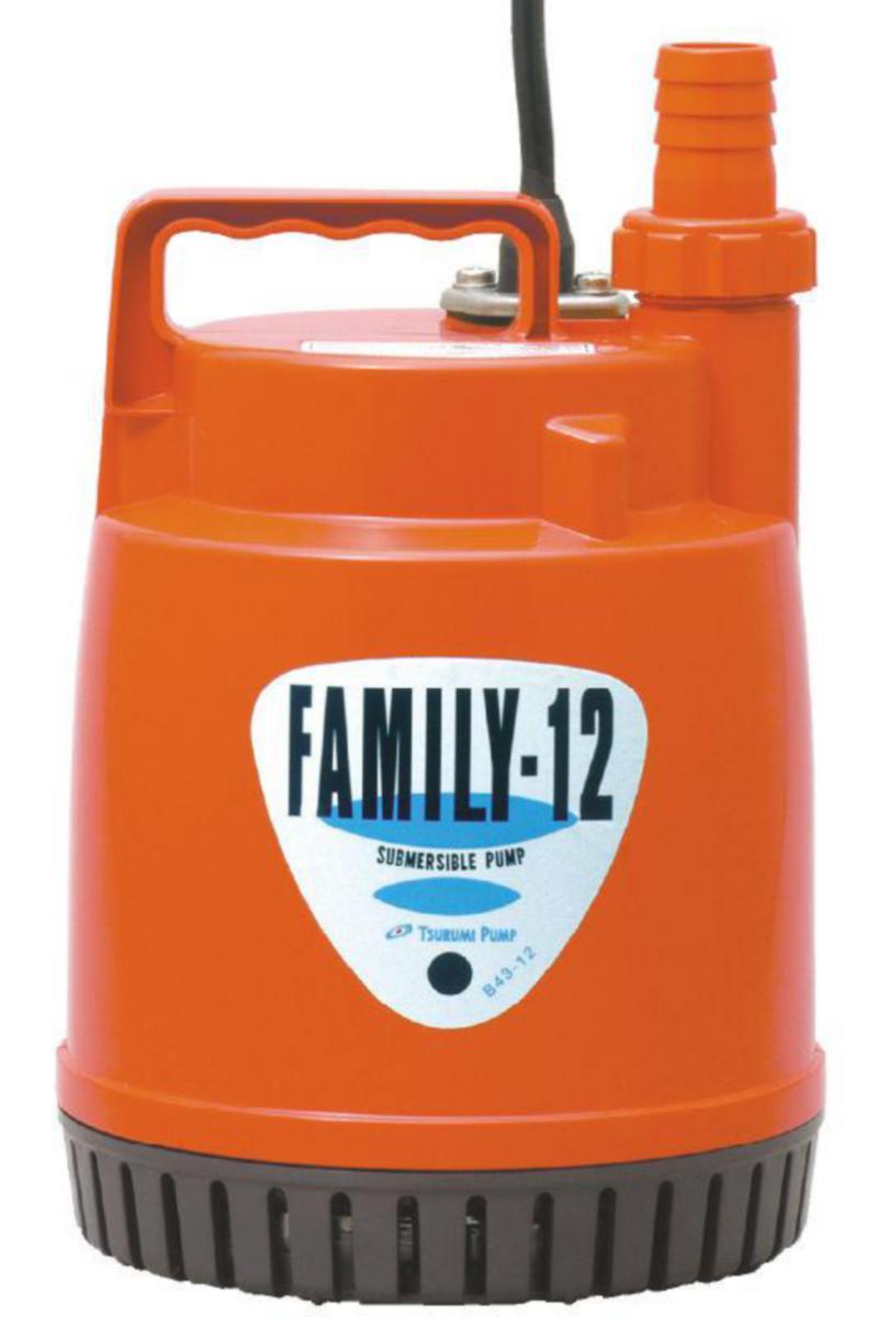 Lensepumpe Family-12, Tsurumi - 0,1kW Tsurumi Family lensepump Family-12 1x230V m/3 m kabel