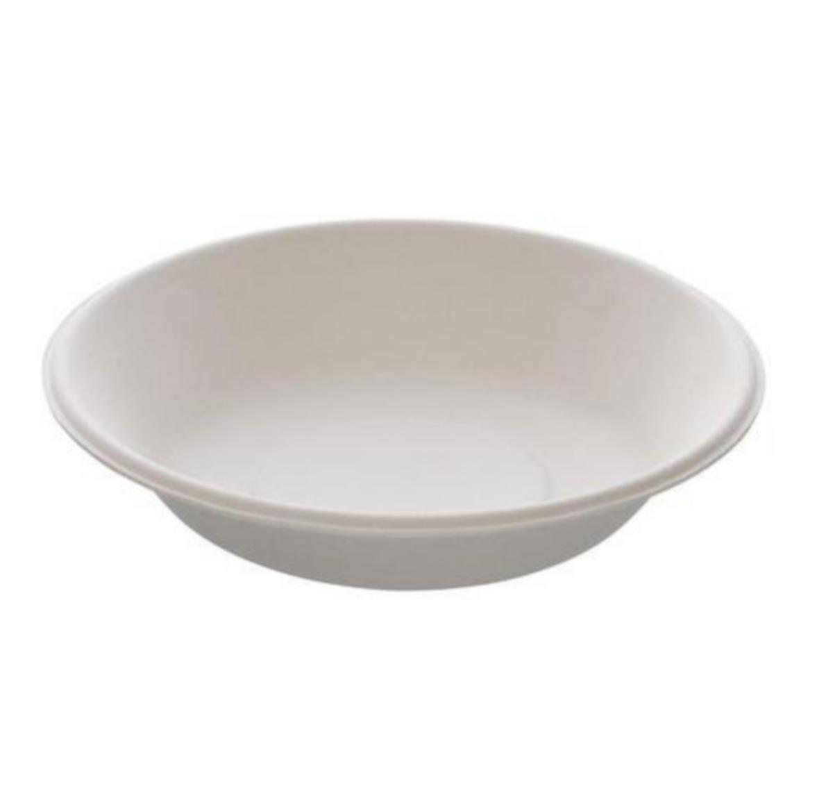 Dyptallerken Sabert - Dyptallerken 400ml Bagasse Sabert 18cm fiber Hvit 50pk