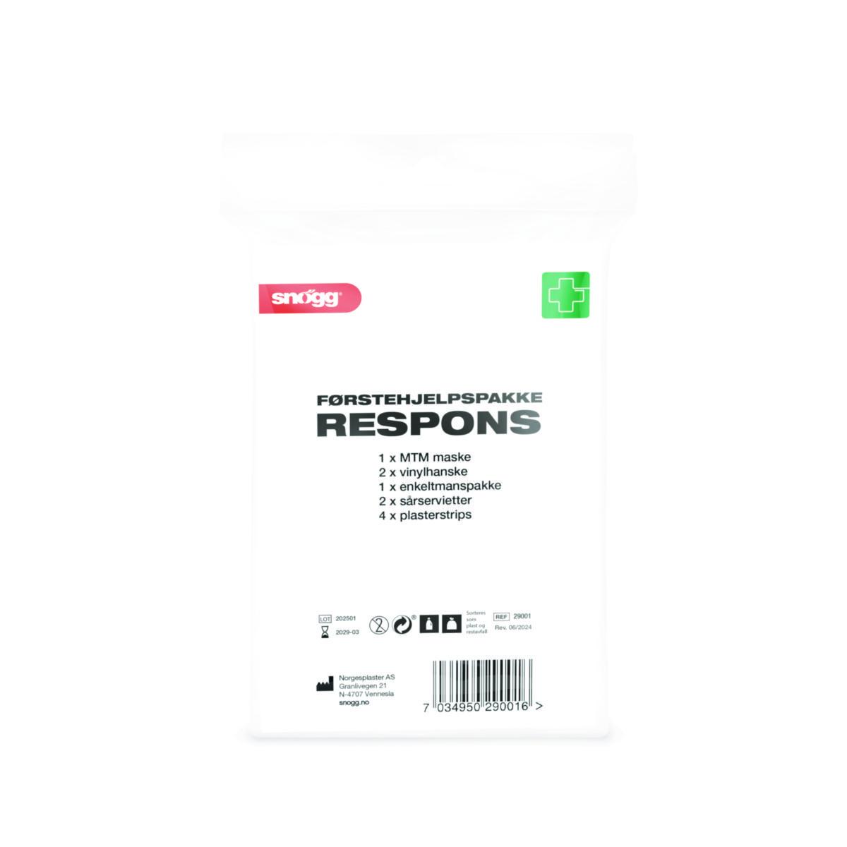 Førstehjelpspakke Snøgg® Respons - Førstehjelpspakke Snøgg Respons