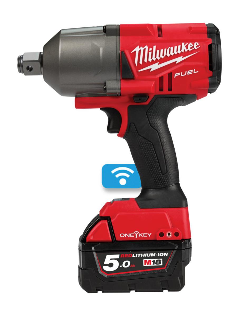 Muttertrekker Milwaukee M18 ONEFHIWF34-502X - Muttertr. M18ONEFHIWF34-502X Milwaukee 18V 2x5.0Ah