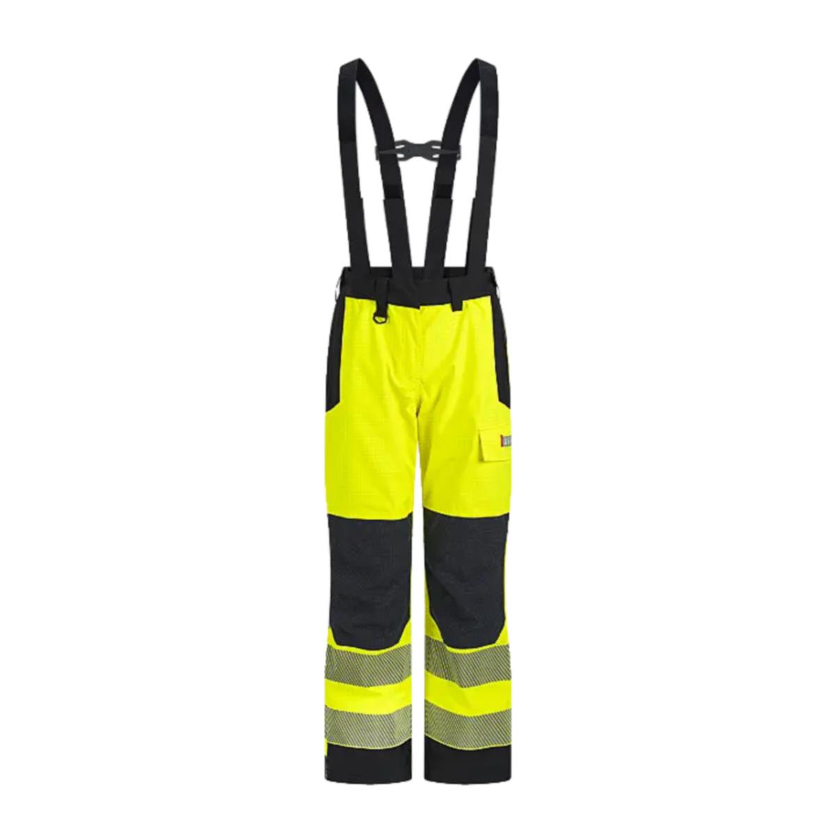 Skallbukse dame Strakofa MultiShield kl2 gul/svart - Skallbukse dame Strakofa MultiShield kl.2 gu/sva str S
