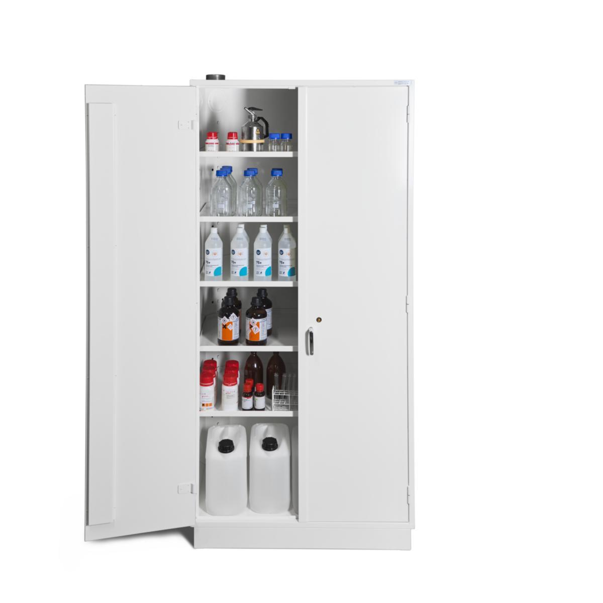 Gift- og kjemikalieskap, brannisolert - Oppbevaringsskap/giftskap Jiwa G2006B 2095x1000x600 mm