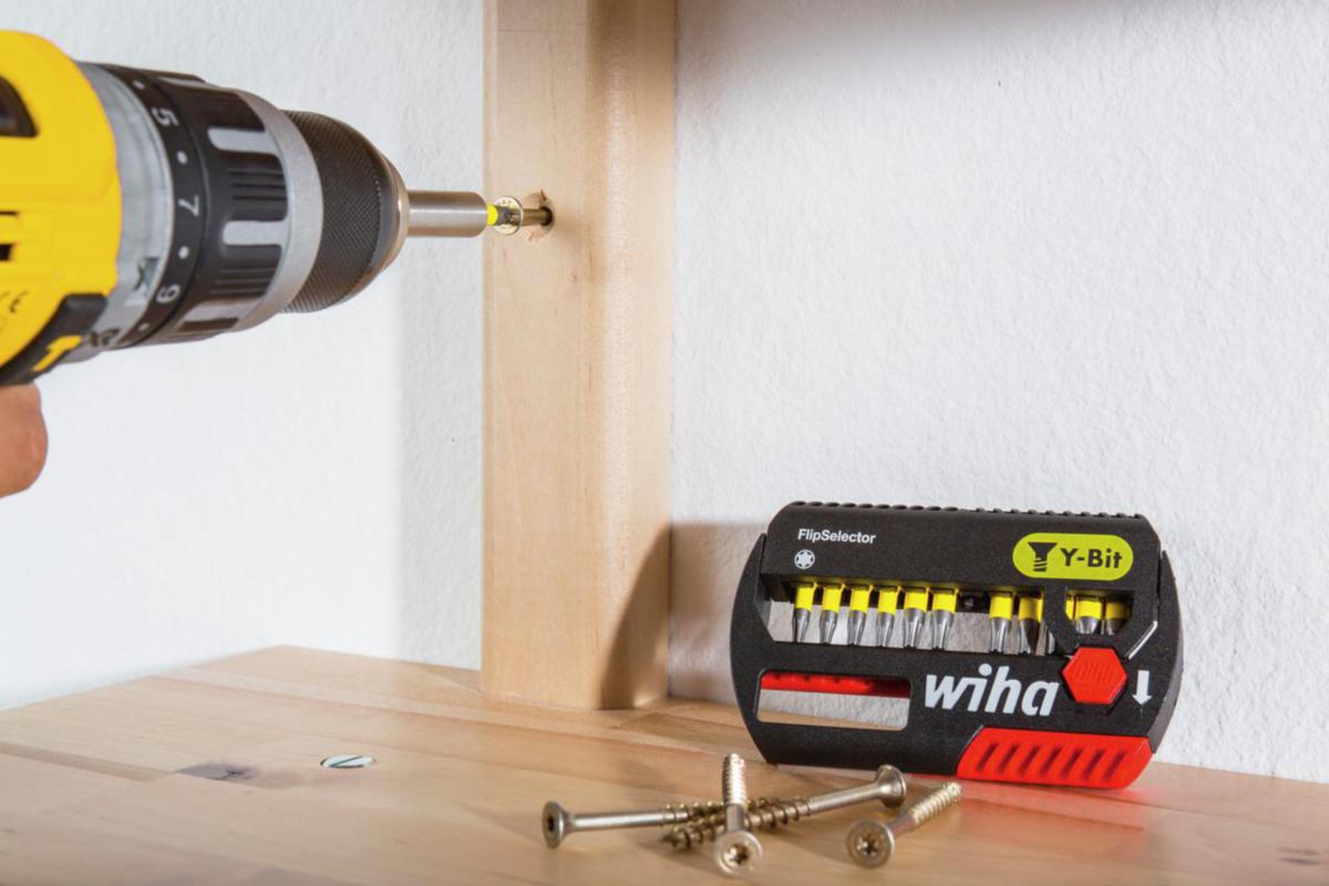 Bitssett Y-Bits Wiha 13 deler - Bitssett FlipSelector Y-bits Wiha PH.PZ.TORX 13 deler