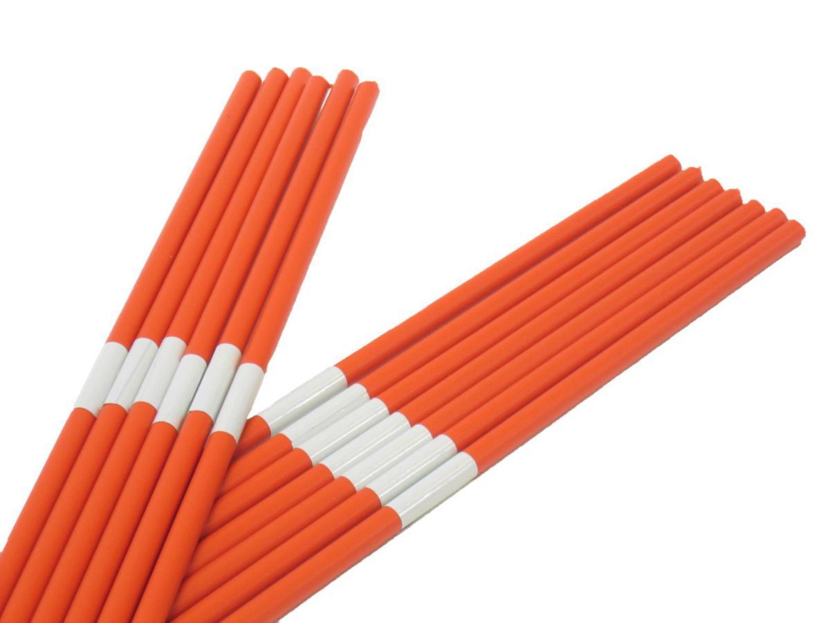 Snømarkør med refleks - Brøytestikke Snø Orange a-collection Ø26mmX2m refleks