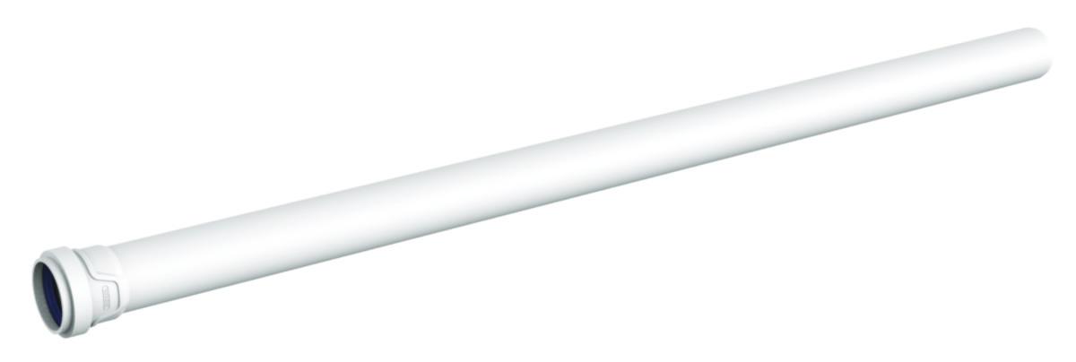 50 x 1000 mm avløpsrør m/muffe. as+ - rør med en muffe, a...