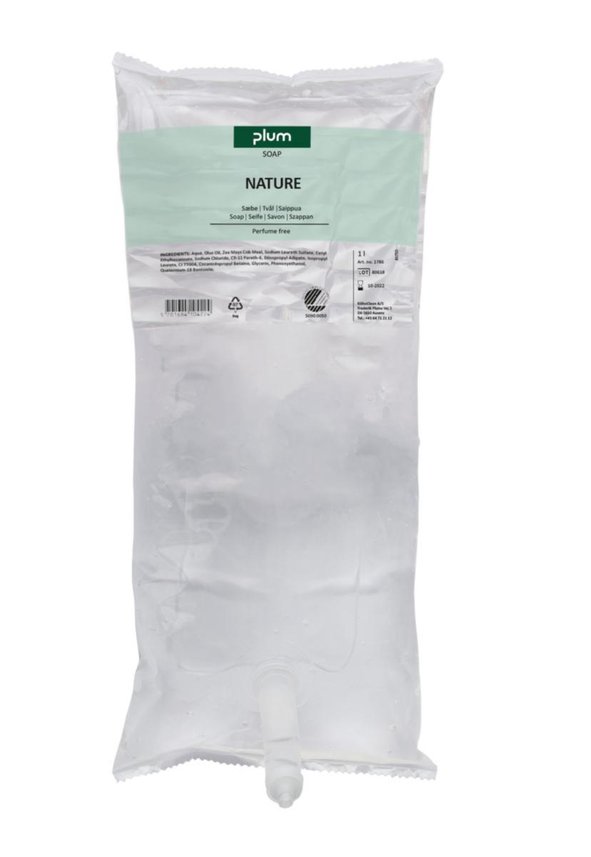 Håndsåpe Plum Nature - Kremsåpe flytende nature Plum 1L pose t/combiplum