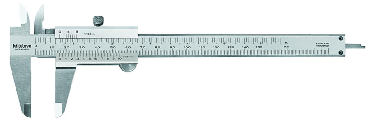 Skyvelære Mitutoyo Serie 530 - Skyvelære Quadri 530-104 Mitutoyo 150mm Mattforkr